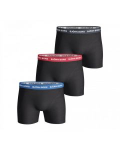 Bjorn Borg 3-Pack Boxers Contrast Solids | Size: S - XL | MOQ: 10