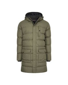 Cappuccino Italia lange winterjas groen | Sizes: S - XXL | MOQ: 10