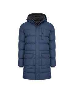 Cappuccino Italia lange winterjas navy | Sizes: S - XXL | MOQ: 10