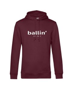Ballin Basic Hoodie Burgundy | Sizes: XS - XXXL | MOQ: 12